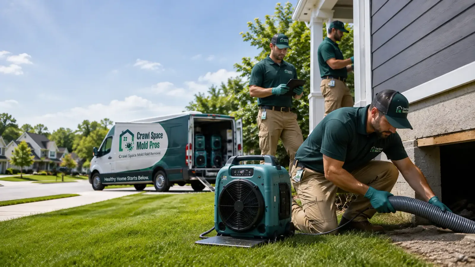 Crawl Space Mold Removal in Collins, NY